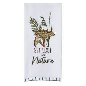 Get Lost In Nature Decorative Dishtowel