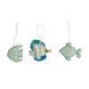 Fish Felt Ornaments Set Of 3