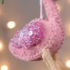 Flamingo Felt Ornament