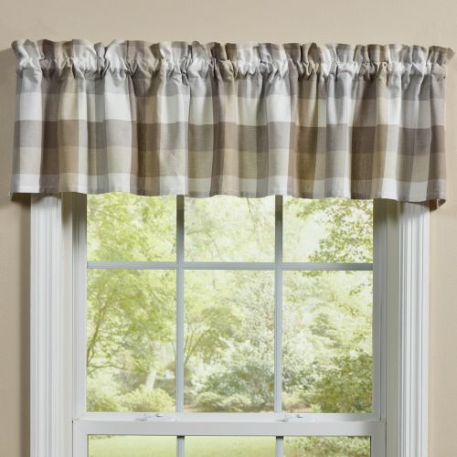 Bentley Plaid Valance 14"L