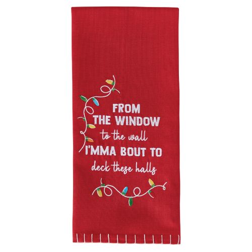 Deck These Halls Decorative Dishtowel