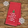Full Of Holiday Spirit Decorative Dishtowel