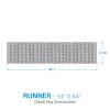 Driftwood Plaid Chindi Runner 54"L