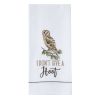 I Don'T Give A Hoot Decorative Dishtowel