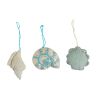 Seashell Felt Ornaments Set Of 3
