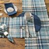 Driftwood Plaid Chindi Runner 72"L