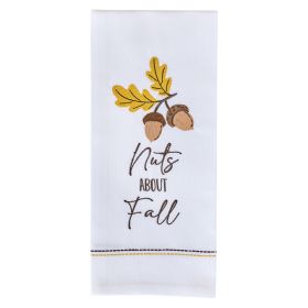 Nuts About Fall Decorative Dishtowel