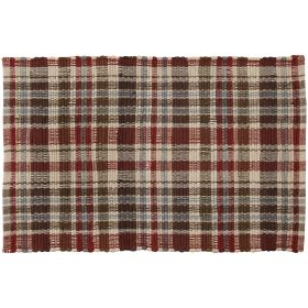 Weathered Barnboard Chindi Rug 2' X 3'