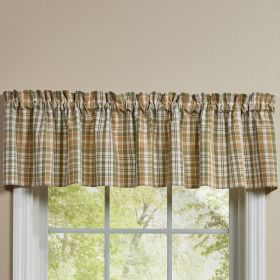 Farmstead Plaid Valance 14"L