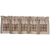 Weathered Barnboard Print Valance 14"L