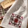 Weathered Barnboard Print Decorative Dishtowel