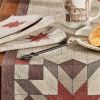 Weathered Barnboard Print Runner 54"L