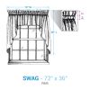 Farmstead Plaid Swags 36"L
