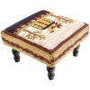 Bless Our Home Hooked Stool