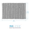 Farmstead Plaid Chindi Rug 2' X 3'