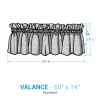 The Good Life Valance 14"L