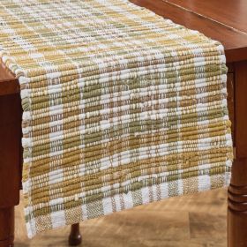 Farmstead Plaid Chindi Runner 54"L