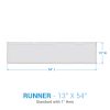 Weathered Barnboard Print Runner 54"L