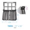 Stafford Tiers 36"L-Dusk