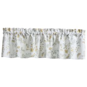 Vintage Florals Lined Valance 14"L