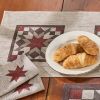 Weathered Barnboard Print Runner 36"L