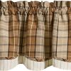 Patton Lined Layered Valance 16"L