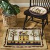 Bless Our Home Hooked Chair Pad