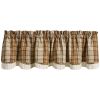 Patton Lined Layered Valance 16"L
