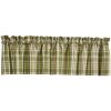 Thistle Plaid  Valance 14"L