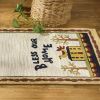 Bless Our Home Hooked 2' X 6' Runner