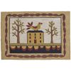 Bless Our Home Hooked Rug 2' X 3'