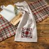Weathered Barnboard Print Decorative Dishtowel