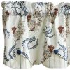 Fancy Chickens Lined Scalloped Valance 15"L