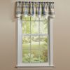Stone Hollow Lined Layered Valance 16"L
