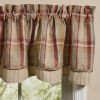 Spice Route Lined Layered Valance 16"L