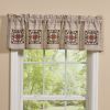 Weathered Barnboard Print Valance 14"L