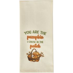 You Are The Pumpkin Dishtowel