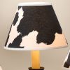 Cowhide - Holstein Lampshade 10"