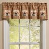 Cactus Creek Plaid Patch Valance 14"L
