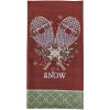 Let It Snow Printed Dishtowel