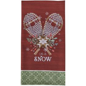 Let It Snow Printed Dishtowel