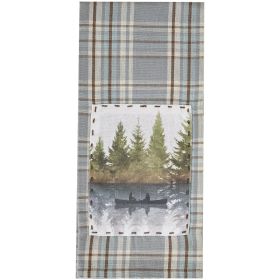Horizon Plaid Decorative Dishtowel