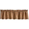 Cactus Creek Plaid Valance 14"L