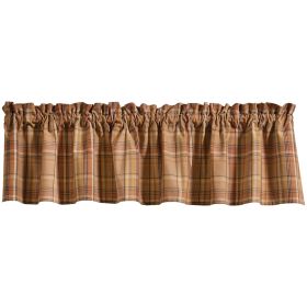 Cactus Creek Plaid Valance 14"L
