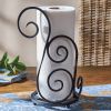 Iron Scroll Paper Towel Holder