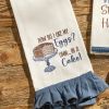 How Do I Like My Eggs Decorative Dishtowel