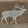 Elk Lodge Applique Runner 54"L