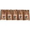 Cactus Creek Plaid Patch Valance 14"L