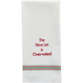 The Nice List Is Over-Rated Dishtowel