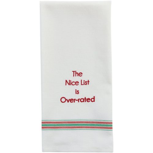 The Nice List Is Over-Rated Dishtowel